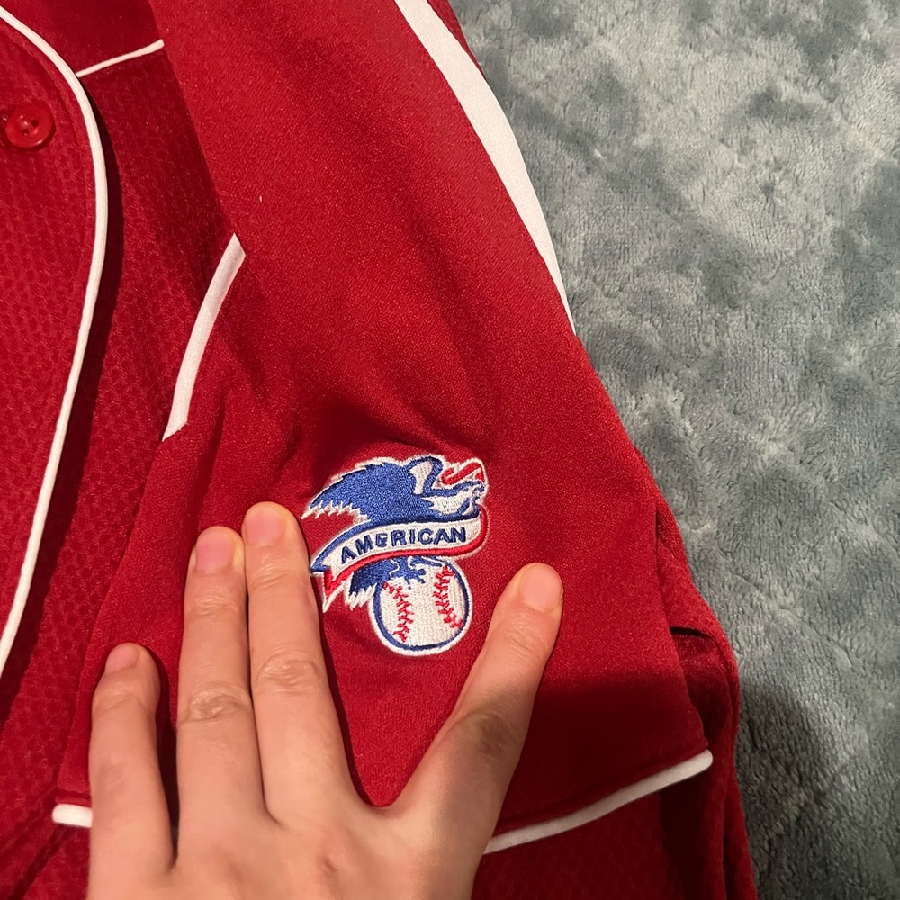 Nike Red Angels Jersey with White Trim S - Picture 5 of 8